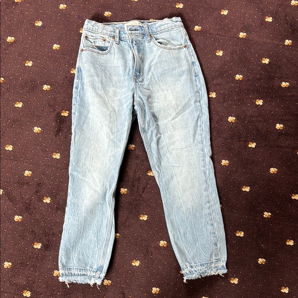Abercrombie & Fitch High Rise Blue Jeans